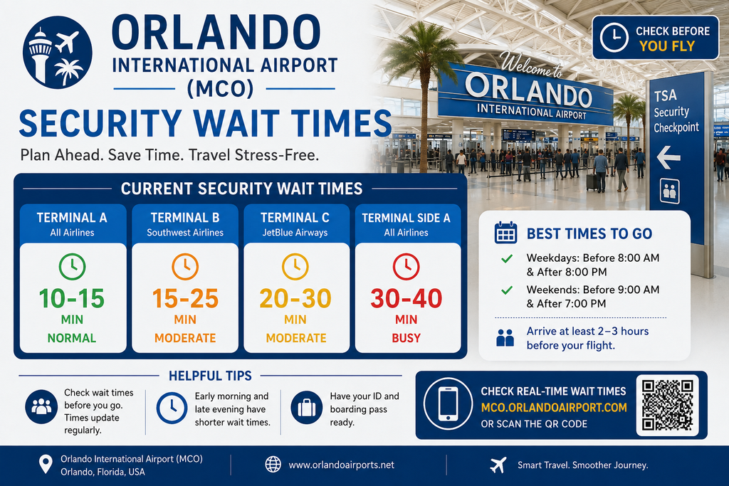 Orlando Airport Security Wait Times